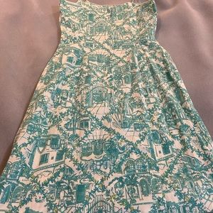 Lilly Pulitzer white tag Toile dress